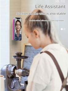 24个硅胶单面吸盘，带背胶，多功能手机吸盘，可吸附在墙壁、桌面、玻璃上，用作手机/平板电脑支架，适用于汽车、休闲、办公、返校、学习用品等场合，方便实用。 - 彩色 - 查看 3