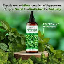 3.4 液盎司薄荷精油 - 100% 纯天然薄荷油 - 优质精油，适用于香薰机、芳香疗法、护肤、按摩、蜡烛和肥皂制作