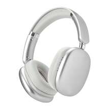 SUNJOM Freepods 120H Playtime Bluetooth ANC/ENC Pro-Level Active Noise Cancelling Over-Ear Headphones Wireless, Headphones With Built-In Microphone Type-C Charging For Call Travel Sports Gym - 銀色 - 查看 1
