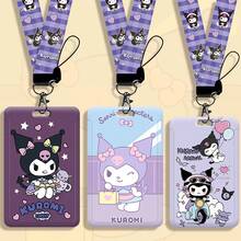 时尚可爱卡通图案滑动卡套，适用于学生证、公交卡、工作证、工厂工牌、地铁卡、餐卡、钥匙链挂绳、护士/员工证件套 - 彩色 - 查看 12