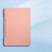 A4 Spiral Notebook, 110gsm Thick Paper, 120 Pages (60 Sheets), 4 Color Options, Built-In Storage Pouch, Comfortable To Use. Also Called Spiral Notebook, Coil Notebook, Loose-Leaf Notebook, B5 Size, 120 Pages (60 Sheets). - Multicolor - View 6
