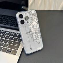 1Pc Mobile Phone Case All-Inclusive Anti-Drop Mobile Phone Case Protective Case Is Suitable For A Variety Of  Models Including 1615141312 Mobile Phone Case 11 Pro MaxPlusX87 Is A Popular Birthday Gift Business Gift Durable Anti-Fouling And Anti-Fingerprint New Men's And Women's Mobile Phone Case~ Space Case - Transparent - Holy Muse 1102WCYOUR-BELOVED-PHONE Christmas Gifts Christmas Gifts, New Year Gifts, Valentine's Day GiftsYOUR-BELOVED-PHONE Christmas Gifts Christmas Gifts, New Year Gifts, Valentine's Day Gifts - 透明的 - 查看 2