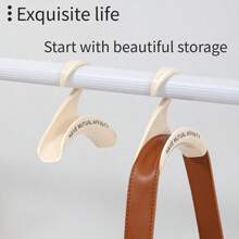 Arched Bag Hanger, Japanese Style Bag Organizer, Jewelry Holder, Entryway Hat & Scarf Rack - Multicolor - View 2