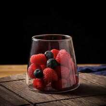 1pc Minimalist Latte Coffee Glass Cup, Milk Cup, Home Water Drinking Cup, Summer Cold Drink Cup - Clear - View 13