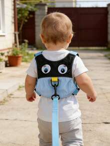 Kids Anti-Lost Wrist Link, Child Walking Safety Harness Leash, Cartoon Penguin/Dog/Chick Design Child Toddler Leash, Children Gift
