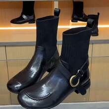 Women Ankle Boots & Booties - Black Single - View 7