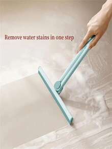 This Shower Squeegee Is Very Suitable For Cleaning Water Stains On The Walls, Doors And Countertops Of The Shower Room. It Can Make The Surface Smooth And Waterless, And The Ergonomic Handle Ensures A Firm Grip. It Is Lightweight And Easy To Use, Keeping Your Bathroom Dry And Clean. It Can Also Be Used For Glass Scraping, Water Scraping, And Mopping. - Multicolor - View 5