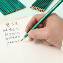 5pcs Classic Green Hexagonal Wooden Pencils For Students, Exams, Back To School Stationery, 2B/HB Lead-Free And Toxic 2B Exam Pencils, Answer Sheets, Student HB Writing And Drawing Set