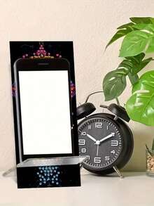 1个手工钻石画手机支架，树懒、大象、鹿、猫头鹰图案，个性化礼物，DIY工艺品，生日礼物，情人节礼物，母亲节礼物，可爱动物图案亚克力手机支架，7.08*3.17英寸通用手机支架 - 彩色 - 查看 7