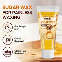 Buy One Get One Free,2PCS Sugar Wax For Painless Waxing – Gentle On Skin And Less Painful Hair Removal In A Simple System, No Strips, No Heat, Sugar Wax Kit,At-Home Waxing For All Skin & Hair Types - 蜂蜜 - 查看 6