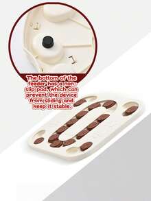 1个宠物益智喂食碗，滑动顺畅，底部防滑垫确保碗身稳定，多种游戏模式可训练宠物智力，适合日常使用。 - 1公升 - 查看 6