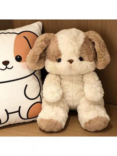 Cute Sleeping Puppy Plush Doll Pillow, Soft Plush Dog Doll, Gravity Weighted Plush Animal Doll, Perfect Gift For Girlfriend/Boyfriend, Unisex, Cute Animal Pillow, Home Decor Plush Doll, Great For Birthday, Halloween, Christmas, Valentine's Day