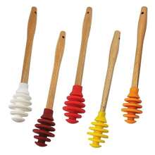 CYPNMAGICLULU Cucharas Para Miel De Silicona 5 Piezas Agitador Antiadherente Para Tarro De Miel Y Jarabe Herramientas De Cocina Para Regalos Y FiestasFashion - 224157611 - Ver 2