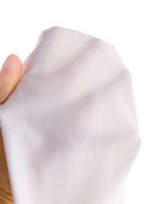 2pcs Baby Girl Fashion Minimalist Bow Print Round Neck Short Sleeve T-Shirt Top And Bow Embroidered Loose Straight Leg Denim Pants Set - White - View 7