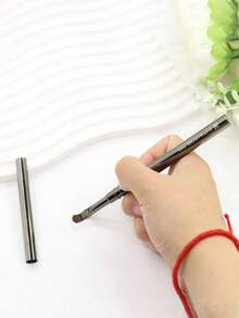 2 Pieces Of Gel Are Used To Build Nail Polish Brushes And Gel Nail Polish Brushes - Chocolate Brown - View 4