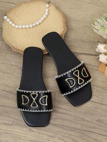 Summer New Fashion Versatile Casual Slip-On Comfortable Flat Sandals, Retro Beach Shoes