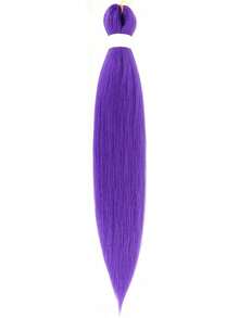 1-6pcs 18-36 Inch Purple Pre-Stretched Braiding Hair Extensions, Suitable For Braiding, Yaki Synthetic Crochet Twist Braids, Halloween Costume Cosplay