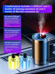 一套高级黑色车载加湿器和精油香薰机，包含6种精油，产生细腻水雾，持久留香，采用USB供电超声波雾化技术，内置LED氛围灯。小巧便携，是理想的礼物之选。 - A - 查看 11