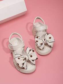 高跟花卉儿童凉鞋，舒适休闲时尚女童凉鞋，夏季 - 米色 - 查看 7