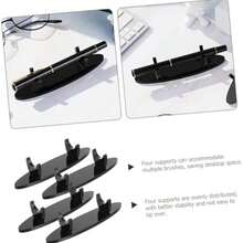 Soporte Organizador De Acrlico Para Bolgrafos Y Brochas De Maquillaje 4 Piezas Estante De Escritorio Multifuncional Para Oficina Y Hogar - como se muestra en la figura - Ver 4