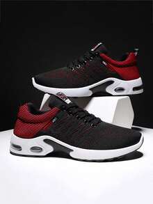 大码男士透气网面休闲跑步鞋，耐穿运动鞋，春夏款，尺码 39-47（随机字母），[温馨提示：尺码偏小，建议选购大一码]