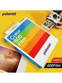Polaroid 600 Film相機拍立得相紙 成像色彩鮮明 復古白色邊框設計 穩定顯影適合日常記錄與創意拍攝 彩色600相紙 (白框) - 彩色600相紙 (白框) - 查看 2