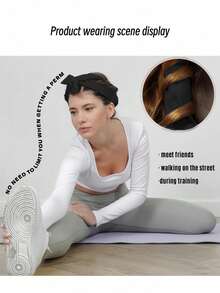 4pcs Women's Hair Accessories & Styling Tools, No-Heat Hair Curler, Hair Clips, Hair Ties