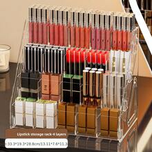 2026新款可堆叠桌面收纳盒，轻巧奢华透明办公桌化妆品收纳盒 - 彩色 - 查看 6