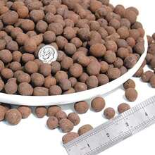 Ceramic Filled Balls for Planter, Expanded Porous Clay Abalone for Hydroponics, Gardening, Orchids - Ideal for Planting and Cultivation - marrón - Ver 3