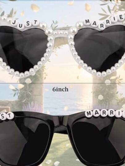 Trang trí tiệc cưới "Just Married" (Mới cưới) - Đồ trang trí tiệc cưới - Ly uống nước cho tiệc cưới