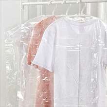 100 fundas de plstico transparente de polietileno para limpieza en seco, bolsas de ropa transparentes, bolsas de polvo para limpieza en seco, almacenamiento en el hogar, viajes, almacenamiento de ropa para clset - como se muestra en la figura - Ver 7