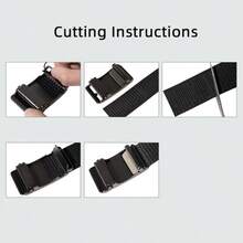 1pc Jeep Men's Belt Gift Box, Automatic Buckle Waist Strap, Suitable For Casual, Business, Multi-Function Pants, Office Attire, Daily Wear, Minimalist Design, Durable Material, High Quality, Adjustable Waist, Automatic Belt, Men's Fashion, Professional Wear, Men's Gift - Black (gift Box) - View 9