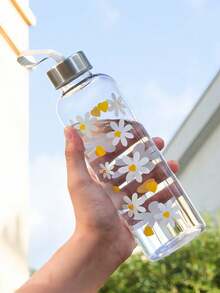 550ML Butterfly Print Pattern Water Bottle, Sports Kettle, Plastic Leak Proof Screw Cap Travel, Lightweight, Daily Use, Suitable For Travel, Camping, Hiking, Fitness And Outdoor Activities, And Birthday Gifts - Multicolor - View 14