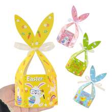 24pcs/12pcs/4pcs Bunny Gift Box, Cute Rabbit & Egg Design Paper Box, Suitable For Easter Party, Theme Birthday, Egg Hunt, Easter Party Favors, Baby Shower, Back To School, Graduation Party - Multicolor - View 7