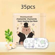 Cartoon Bear Steam Eye Mask - Self-Heating Constant Temperature Hot Compress Eye Pad, Cute Design, Light-Blocking & Breathable, Disposable Eye Care Pad, Sleep Aid Essential, Soft & Skin-Friendly For Students & Office Workers, Relaxing Hot Compress For Eyes, Multi-Scenario Applicable, Travel Essential, Spring Summer Picks, Brides Maid Gifts, Room, Bedroom Decor, Bedroom Decor, Beach, Travel, For Men, For Women, Vacation,Women's Day,Travel Essentials,Wedding Favours,Y2k,Bedroom,Car Accessories Women,Kitchen Decor,Cute Stuff - Multicolor - View 9