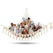 CYPNAlmacenamiento de Juguetes de Peluche Amaca para Peluches Red para Peluches Puede Guardar Juguetes y Artículos de Uso Diario para El Dormitorio Sala de Juegos Esquina BlancoFashion - 219361938 - Ver 2