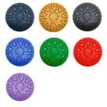 6英寸11音C大调钢舌鼓，空灵疗愈鼓，打击乐器 - 彩色 - 查看 3