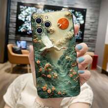 Fashionable and trendy phone case. Unique Japanese-style pattern. Compatible with iPhone 17 Pro Max/Pro/Air, 16, 16 Plus, 15, 14 Pro Max, 13, 12, 11, and Plus models. Matte texture, smooth to the touch, offering drop protection, scratch resistance, and camera lens protection. Provides all-around protection for your phone. A perfect gift choice. - 1(216)-ブラック 64JJ - チェックする 3