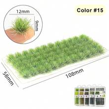 60pcs/140pcs Static Grass Tufts Model Train Landscape Garden Decor Diorama Set - As Photos - View 18