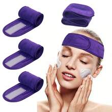 Solid Color Casual Polyester Headband, Suitable For Daily Wear Women Hair Accessories Elegant Hair Band Spa Facial Washing Head Scarf Bath Makeup Sweatband - Multicolor - View 27