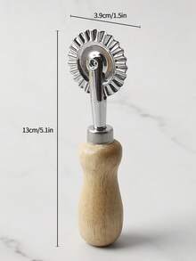 3 piezas Juego de cortadores de galletas de metal, 3 piezas Juego de cortadores de galletas de metal (incluido el cortador de rodillo), con diseño de mango, adecuado para hacer pasta, ravioli, lasaña, masa de tarta y otras herramientas de cocción - Multicolor - Ver 13