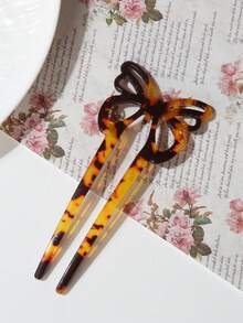 1pc Cute Bow U-Shaped Hair Clip: Suitable For Ages 14+, Perfect For Daily Wear, As Well As Valentine's Day, School, Weddings, And Hair Accessories., Head Accessories, Headpiece, Combs, Side Comb - Multicolor a - View 14