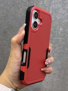 Ốp lưng điện thoại chống rơi cao cấp hai lớp bảo vệ của Military Industry, tương thích với iPhone 17 16 11 12 13 14 15 Pro Max Plus 16E 17Air Box, vỏ nhựa cứng chống sốc. - Đỏ - Xem 3