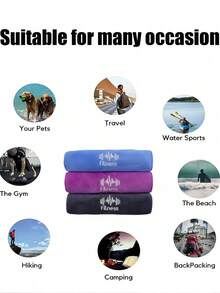 Breathable Fitness Towel Absorbent Sports Towel Soft Yoga Towel Multifunctional Quick-Drying Towel Sweat Absorbing For Men Women Suitable For Running Fitness Yoga Swimming Camping Tennis Basketball Exercise Gym Yoga Essentials - Multicolor - View 9