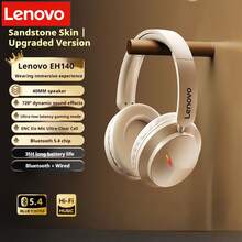 Lenovo EH140 無線藍牙電競耳機 1入，2026升級低延遲遊戲調音，長距離穩定無線連接，40MM大音訊單元強勁低音，隔音入耳式耳機，適合手機遊戲、音樂播放與日常線上通話 - 彩色 - 查看 13