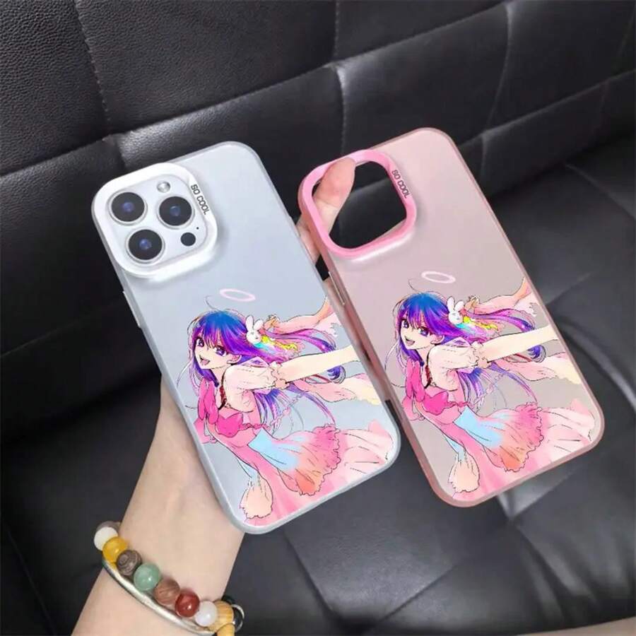1pc Ai Hoshino Oshi No Ko Anime Phone Case Laser IMD Color Silver Shell For 17 16 15 14 13 12 11 Air Pro Max Plus.Holiday Phone Accessories.Novelty Cases. 17 Pro Max Case. Fashion Phone Cases.'s Best-Selling Phone Cases. Limited-Time Discount. Hot-Selling Phone Cases. Case. 17 Case. Phone Accsesories. - Z2 - 查看 1