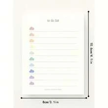 1本/1册 50本/2册/3册/5册/10册 云打印便签本 - 白色 - 查看 6