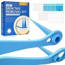 2 In 1 Auto Skin Tag Removal Kit Painless Mole Wart Remover Equipment Micro 1-9mm Treatment Tool Easy To Clean Skin Care Tool - Blue - View 5