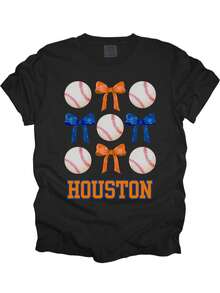 HOUSTON  BOW T-Shirt - 黑色 - 查看 1