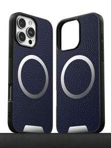 荔枝纹皮革手机壳，适用于 Galaxy A17 Pro Max/A16 Pro Max，软边框硬后盖；复古手机配件，带可爱镜子，适用于 Galaxy A17/A16/A15/A56/A55/S25FE；支持无线充电的混合型手机壳，适用于 13/ 11；时尚手机壳，适用于 15C/15；A5 手机壳；防震保护手机壳，适用于 Galaxy A16/Galaxy A17；酷炫荣耀 144/400lite/400 Pro 手机壳，国际版，非国内版。 - 藍色 - 查看 2